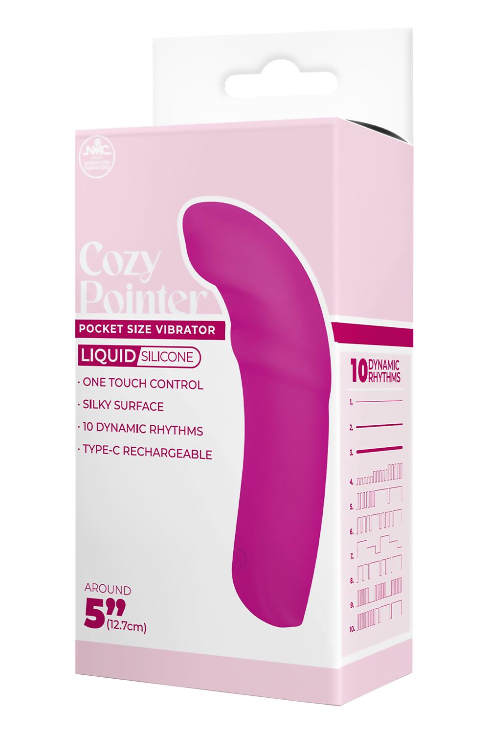 5 Inch Silicone 10 Function Vibrator Pink