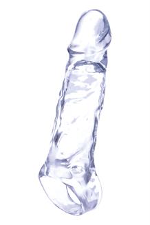 5 Inch Penis Extender With Ball Strap Clear