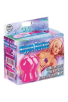 NIPPLE SUCKER PAIR IN SHINY PURPLE