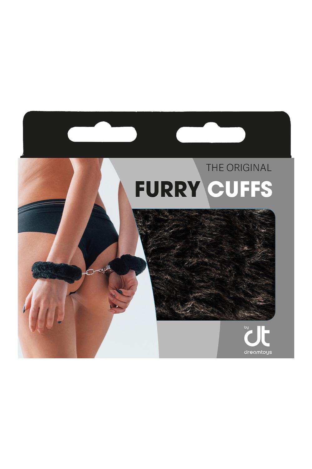 DREAM TOYS HANDCUFFS WITH PLUSH BLACK