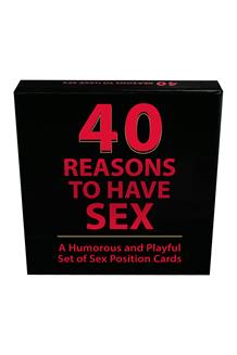 40 Reasons To Have Sex