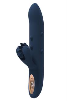 Athena Rabbit Vibrator with Moving Beads and Spinning Wheel