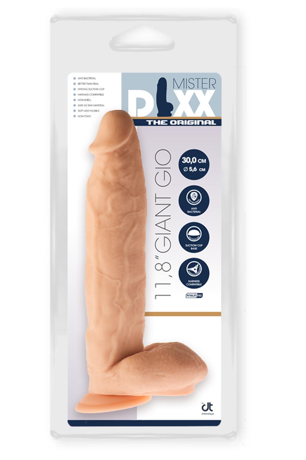 MR. DIXX GIANT GIO 11.8 INCH DILDO