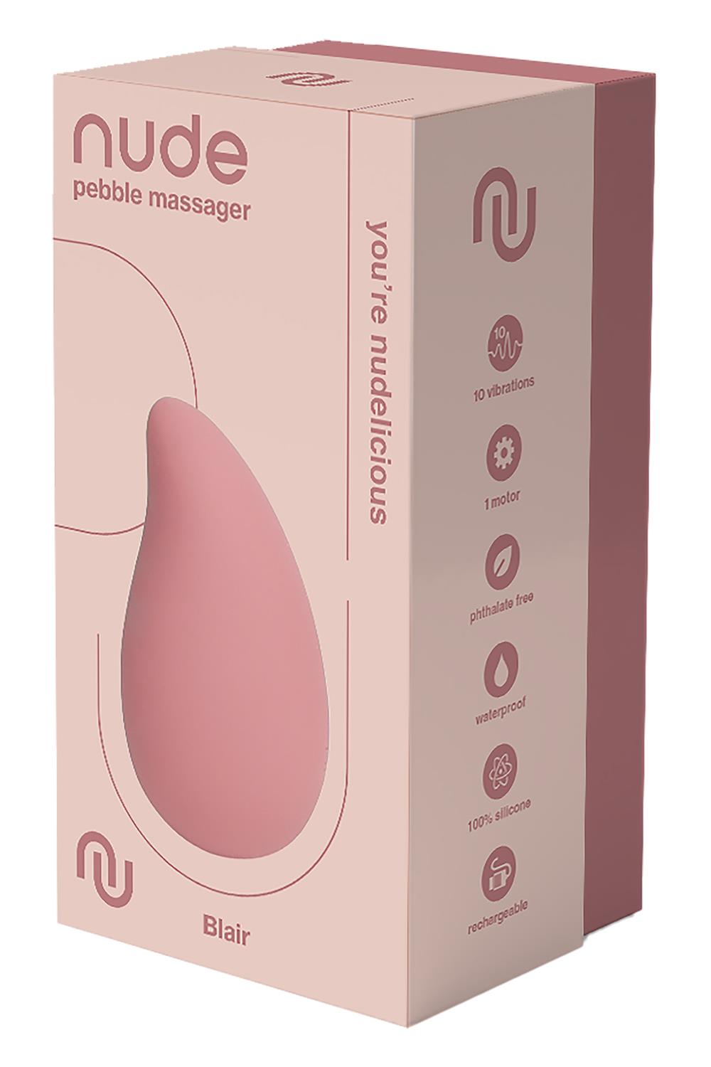 NUDE BLAIR PEBBLE MASSAGER - TRAVELSIZE