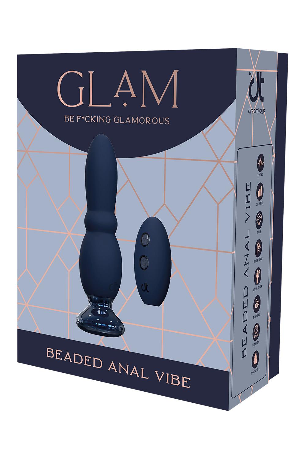GLAM BEADED ANAL VIBE