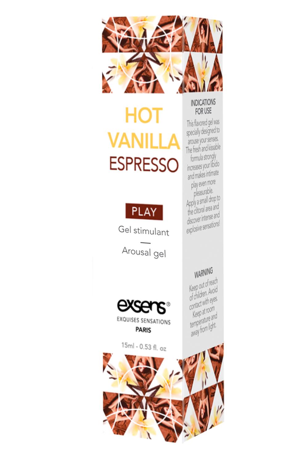 EXSENS AROUSAL GEL HOT VANILLA ESPRESSO 15ML