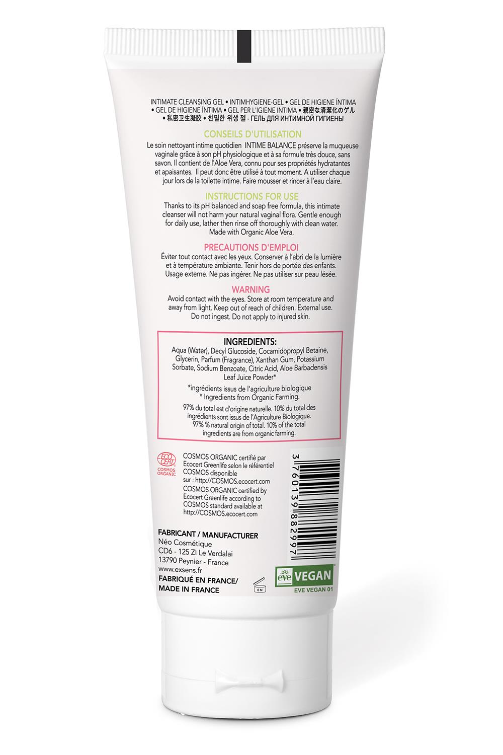 Cleaning Gel Intime Balance 100Ml