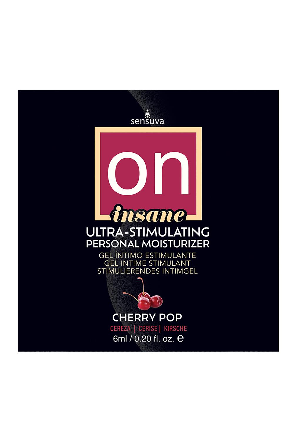 Insane Ultra-Stimulating Personal Moisturizer Cherry Pop 6 ml 
