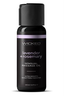 Sensual Massage Oil Lavender Rosemary 120ml