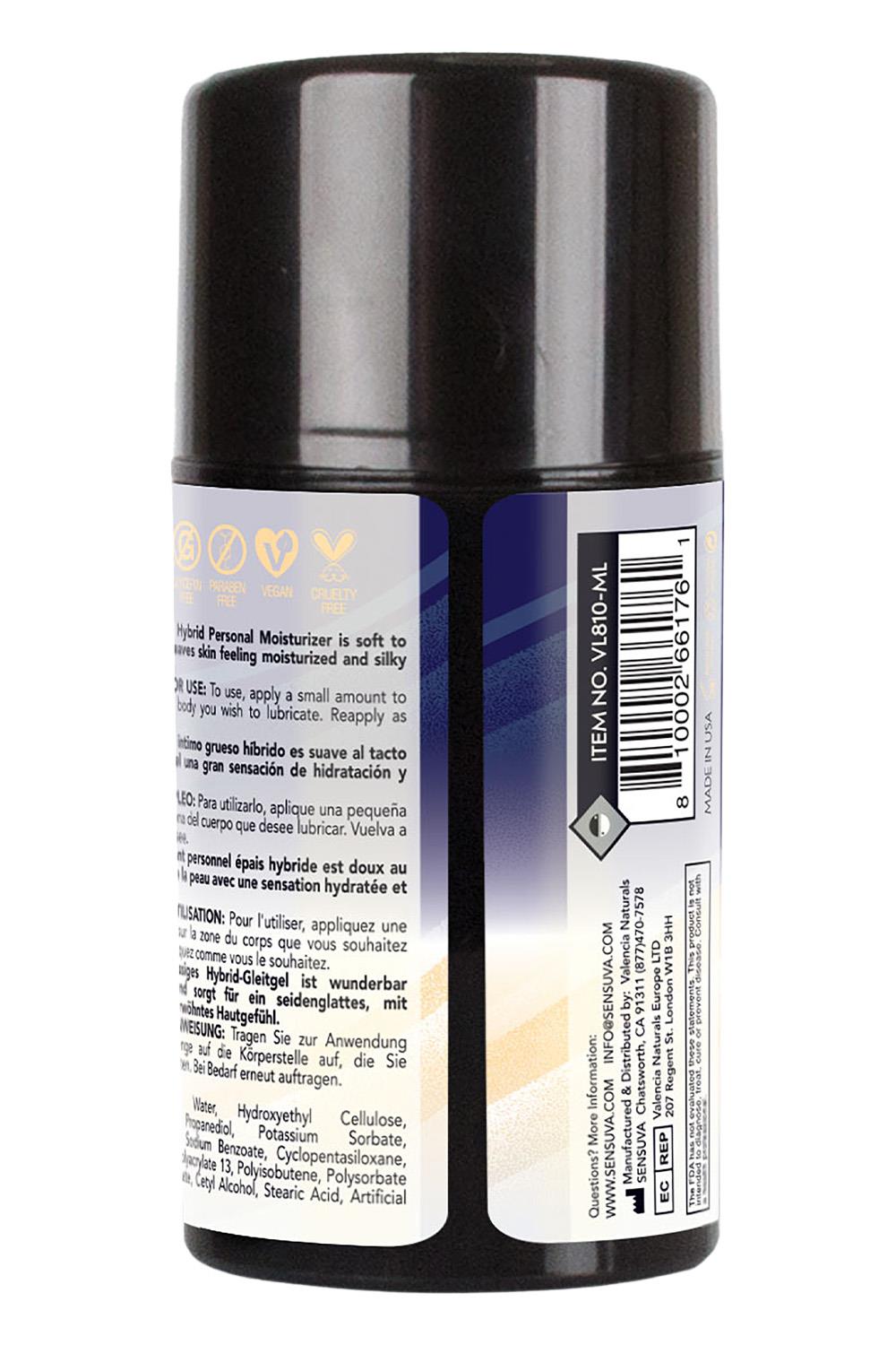 Ultra Thick Hybrid Personal Moisturizer Anal High pH Formula Original Unflavored 50ml