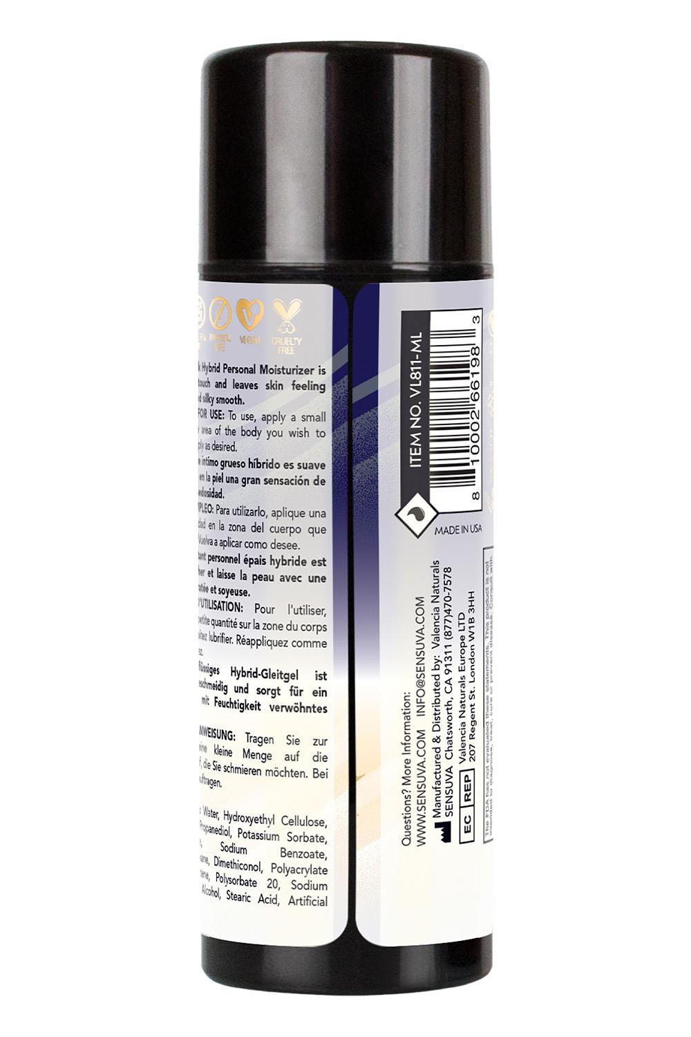 Ultra Thick Hybrid Personal Moisturizer Anal High pH Formula Original Unflavored  100ml