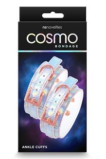 COSMO BONDAGE ANKLE CUFFS RAINBOW
