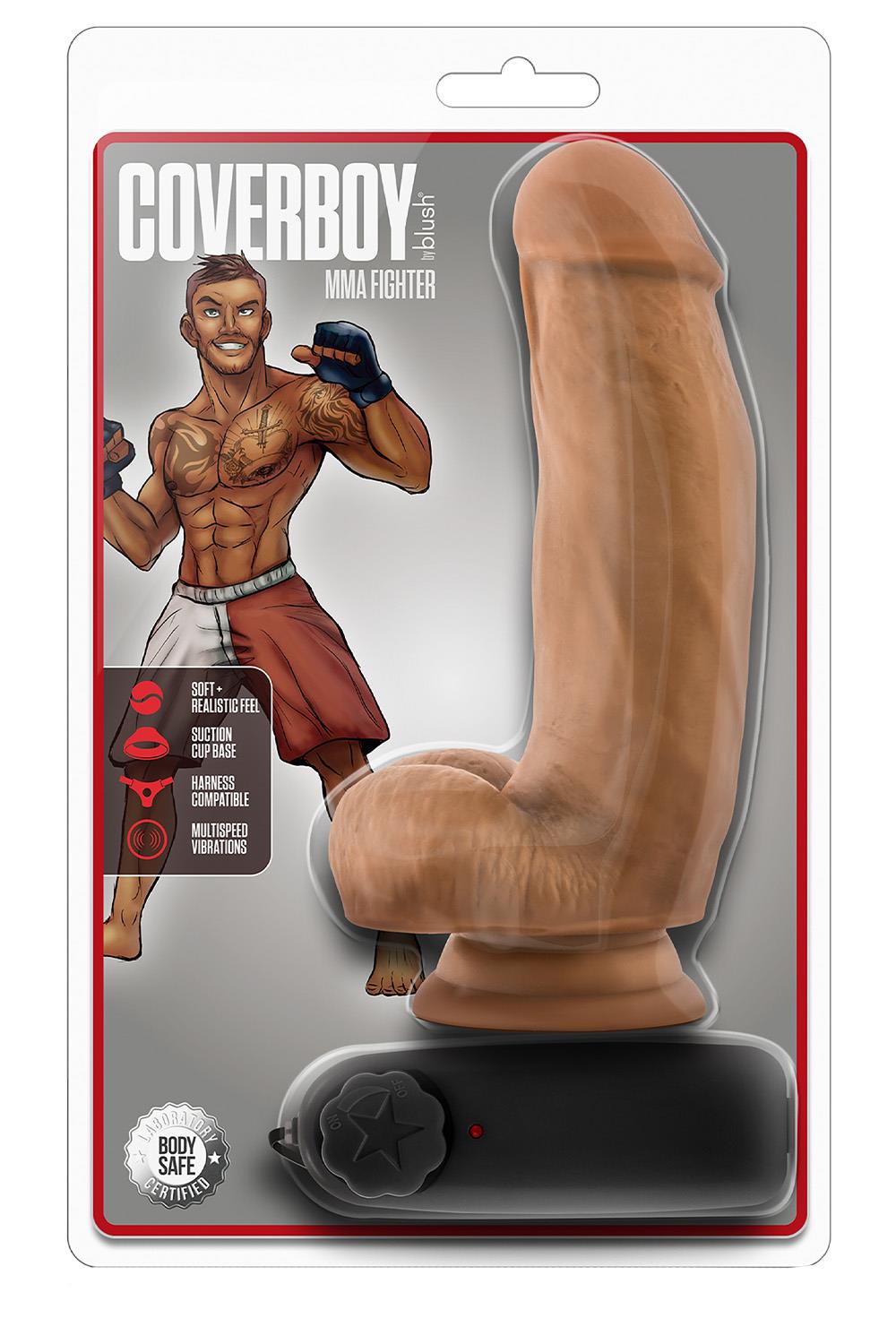 COVERBOY MMA FIGHTER 7 INCH COCK MOCHA