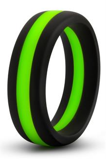Silicone Go Pro Cock Ring Black/Green