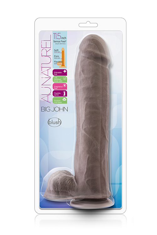 AU NATUREL BIG JOHN 11.5 INCH DILDO