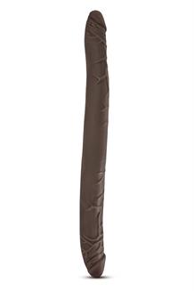 16 Inch Double Dildo Chocolate