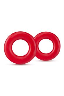 Stay Hard Donut Rings Red