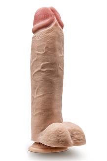 Mr. Mister 10.5 Inch Dildo with Balls Beige