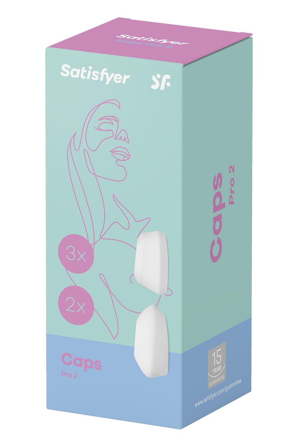 SATISFYER PRO 2 REPLACEMENT CAPS 5PCS.