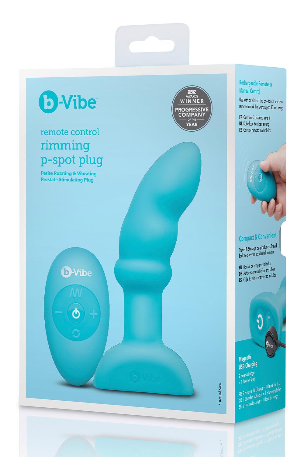 B-VIBE REMOTE CONTROL RIMMING P-SPOT PLUG