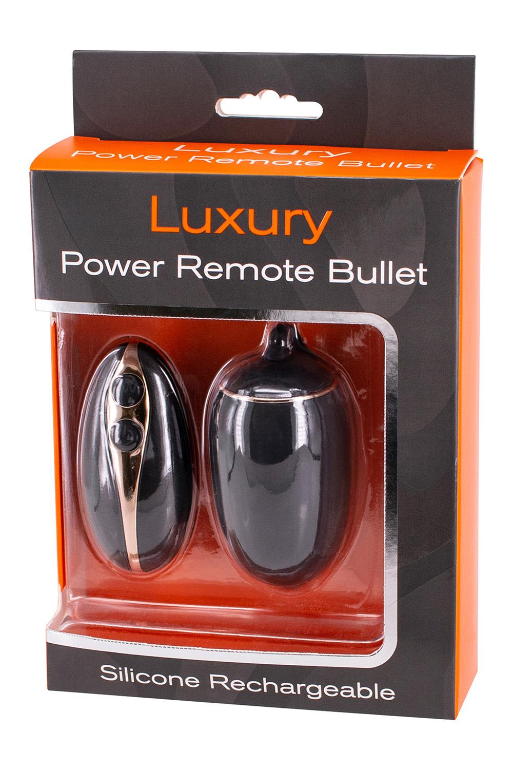 LUXURY POWER REMOTE BULLET BLACK