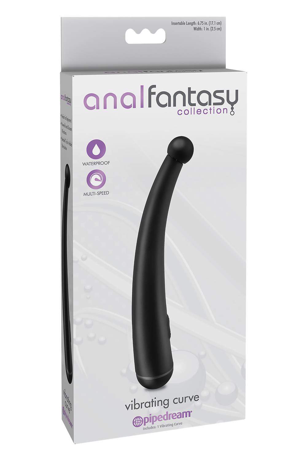 ANAL FANTASY COLLECTION VIBRATING CURVE BLACK
