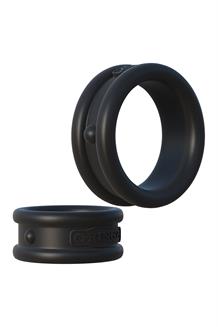 Max-Width Silicone Rings Black