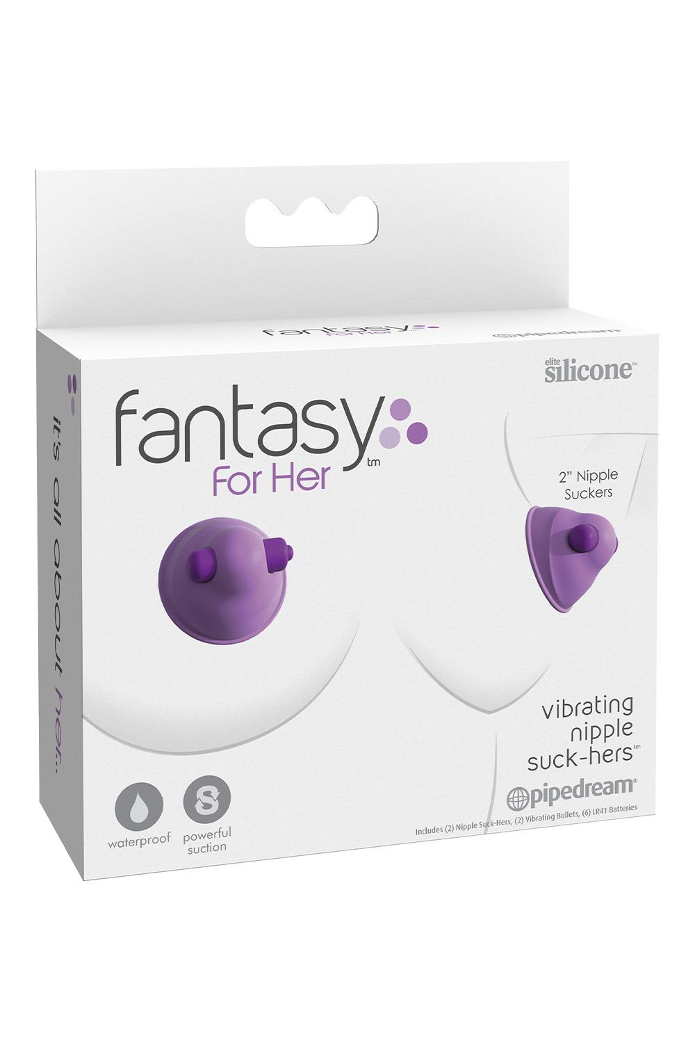 FANTASY FOR HER VIBRATING NIPPLE SUCK-HERS PURPLE