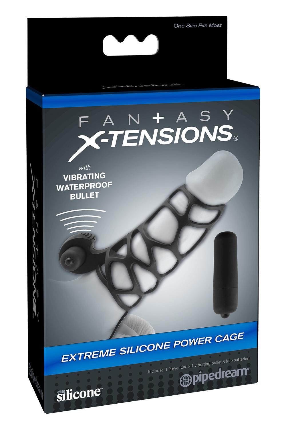 FANTASY X-TENSIONS EXTREME SILICONE POWER CAGE BLACK