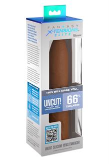 FANTASY X-TENSIONS ELITE UNCUT 7 INCH EXTENSION SLEEVE TAN