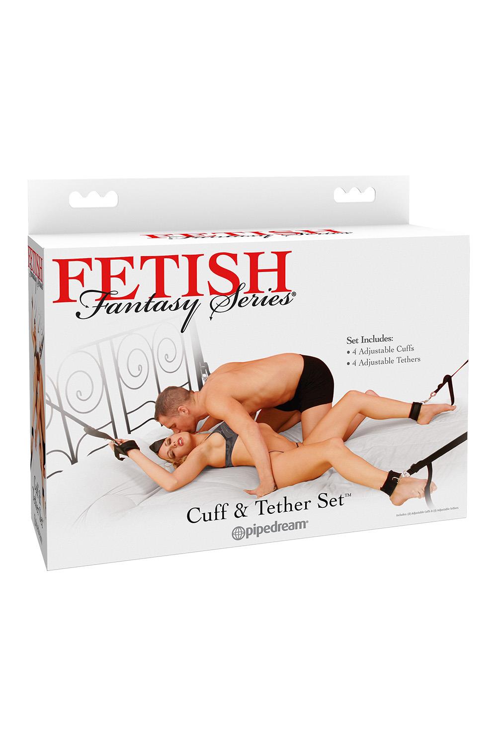 Cuff & Tether Set Black