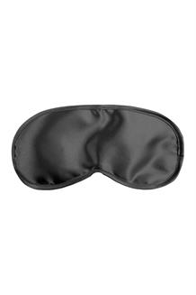 Satin Love Mask Black