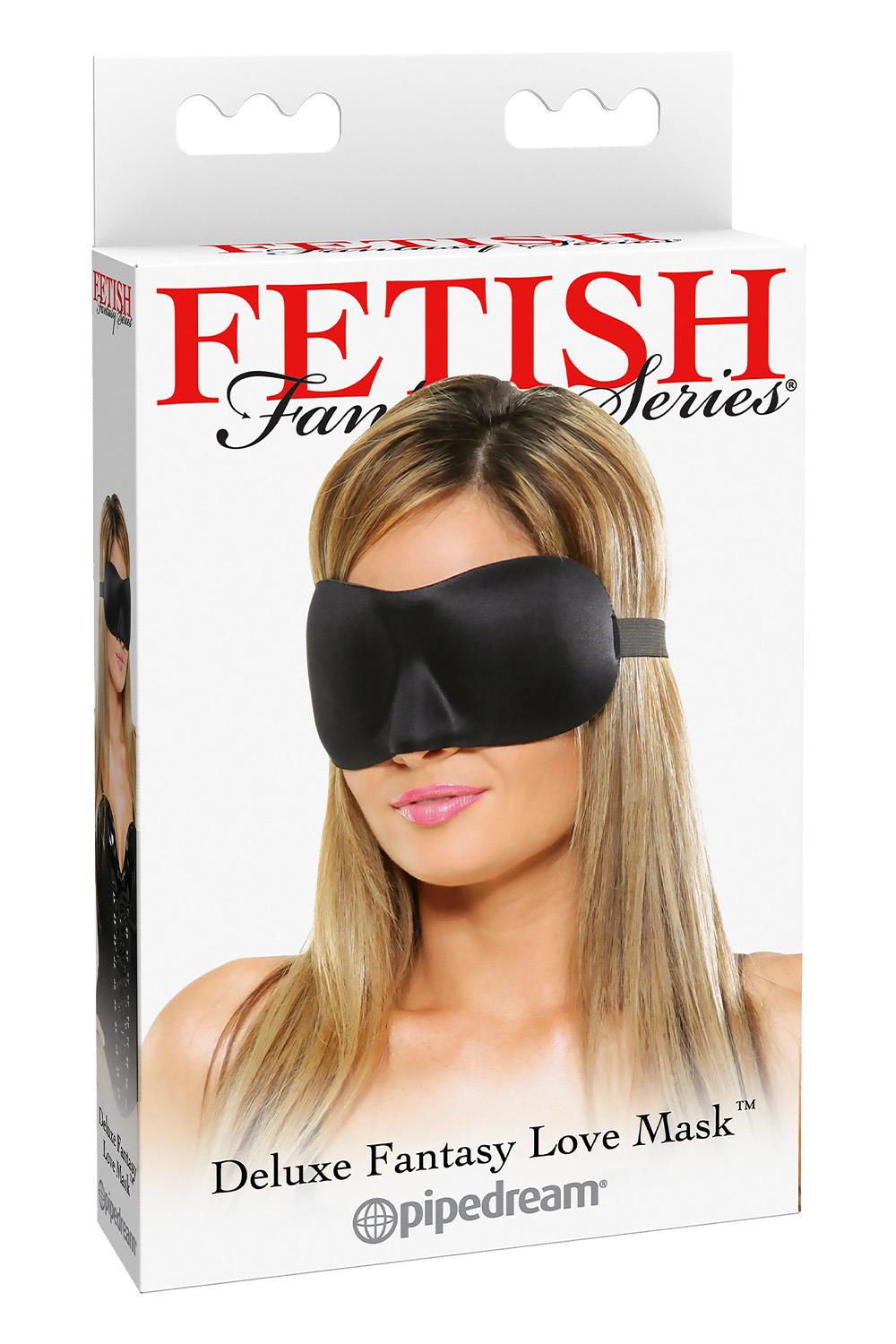 Deluxe Fantasy Love Mask Black