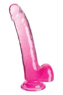 9 Inch Cock with Balls Pink