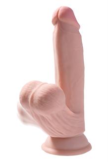 7 Inch Triple Density Cock With Swinging Balls Light