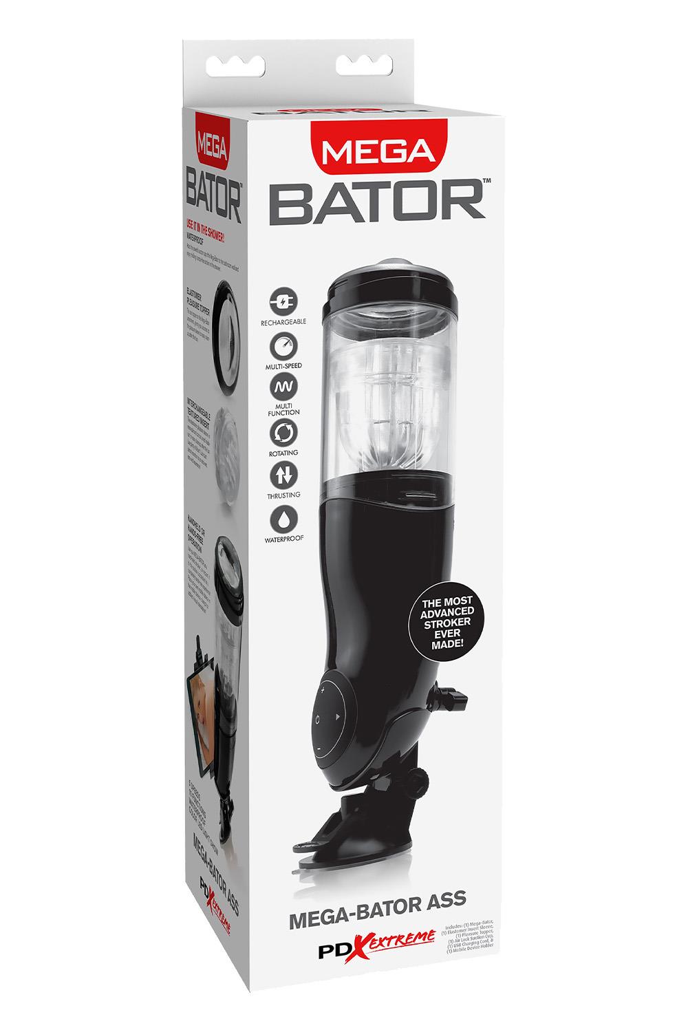 PDX EXTREME MEGA-BATOR ASS BLACK