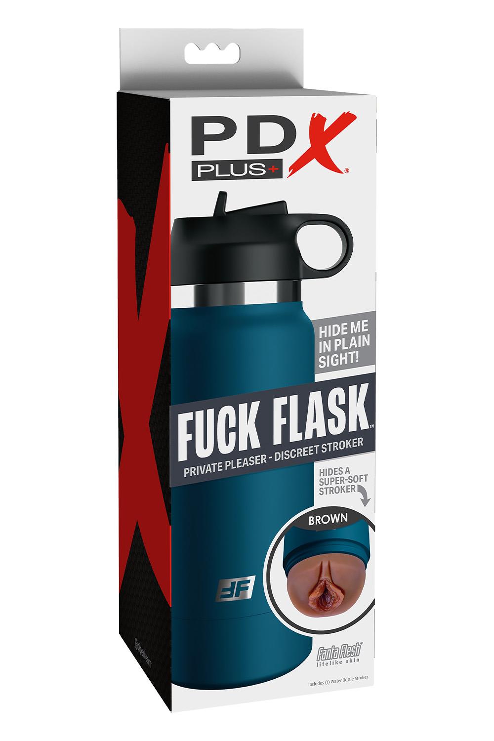 PDX PLUS FUCK FLASK PRIVATE PLEASER DISCREET STROKER BROWN