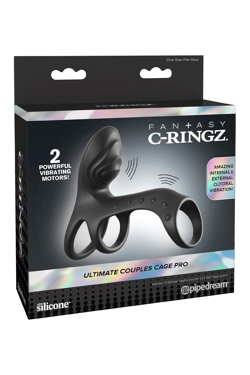 FANTASY C-RINGS ULTIMATE COUPLES CAGE PRO