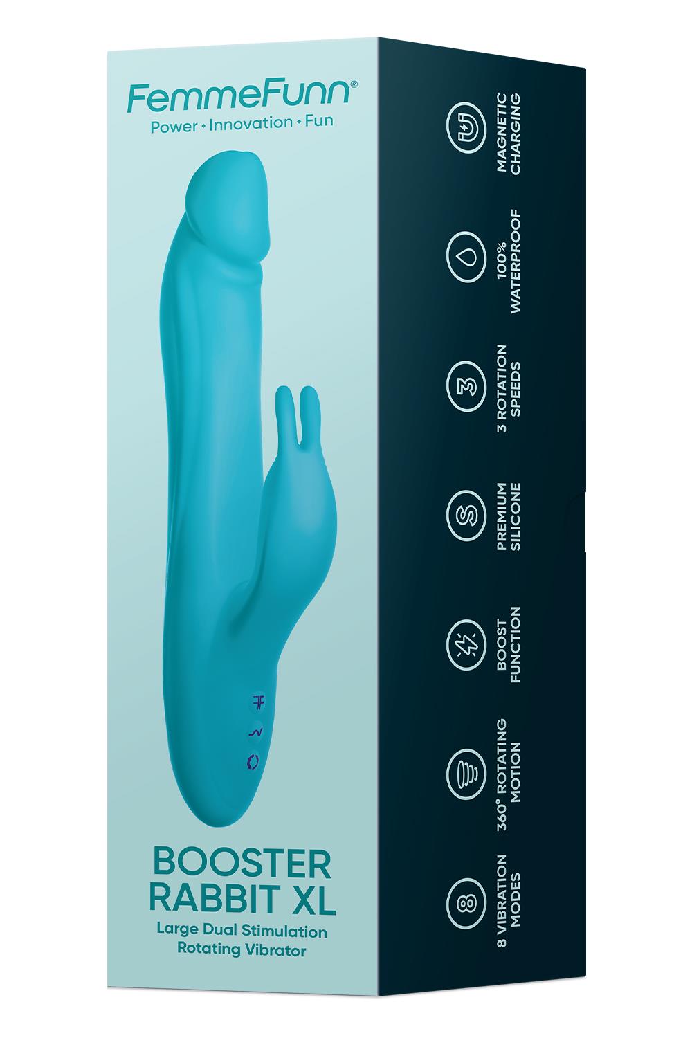 FEMMEFUNN BOOSTER RABBIT XL TURQUOISE
