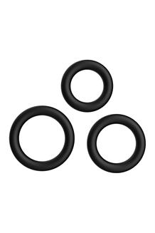 F-39 Trio Cockring Set Black