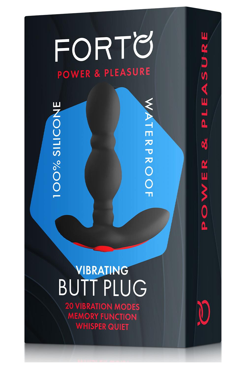Vibrating Anal Plug Black
