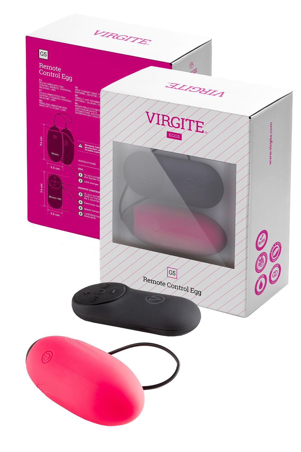 G5 Rechargeable Egg And Remote G5 Pink