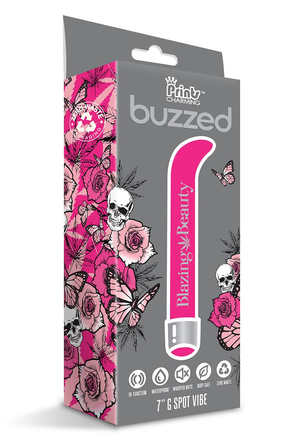 PRINTS CHARMING BUZZED 7 INCH G SPOT VIBE BLAZING BEAUTY