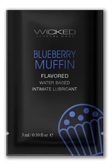 Sachet Wicked Aqua Blueberry Muffin Lube 40pcs