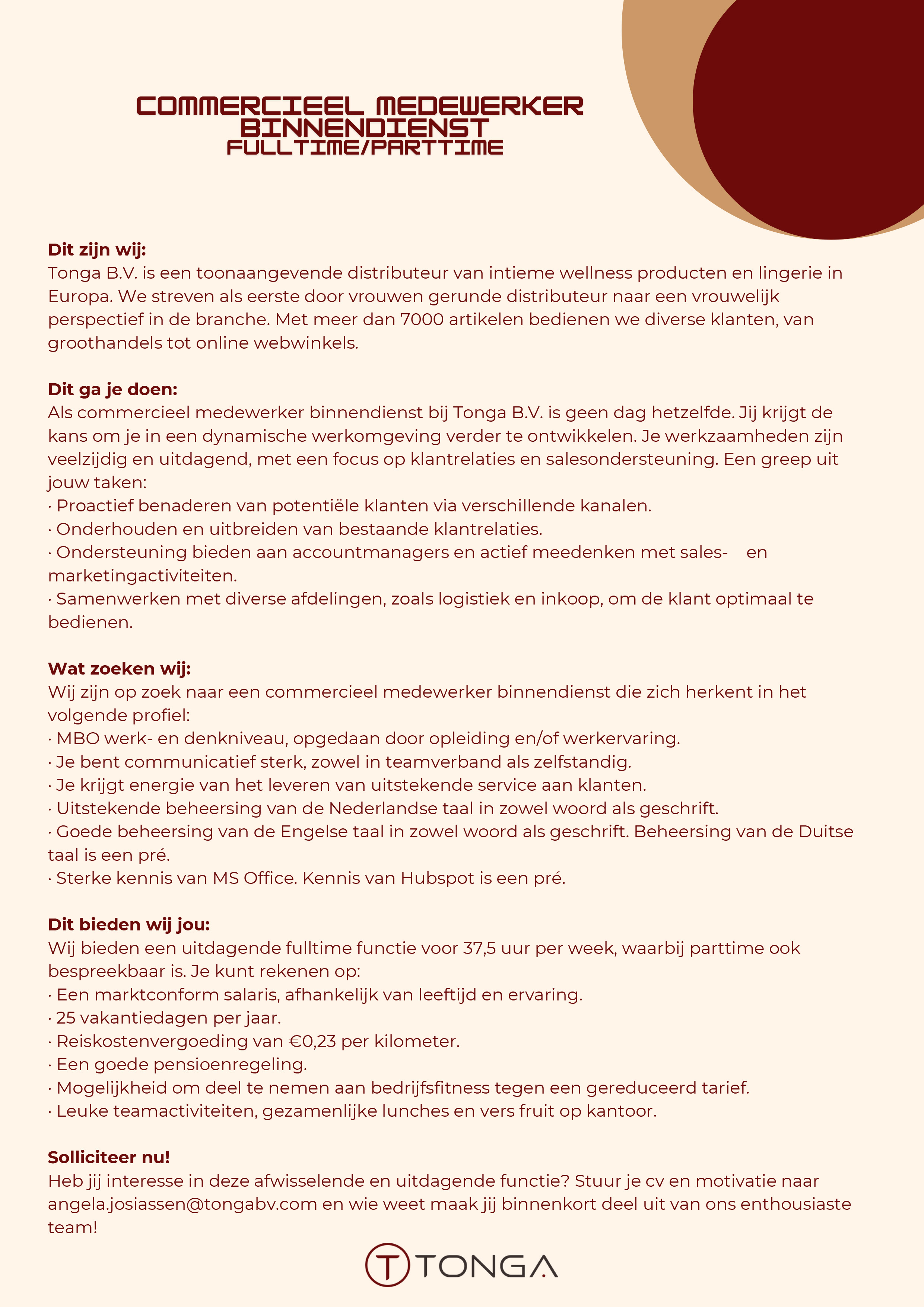 vacature junior accountmanager